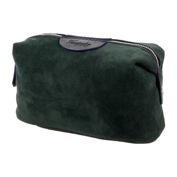 Temperley London Suede Cosmetic Bag - Picture 1 of 5
